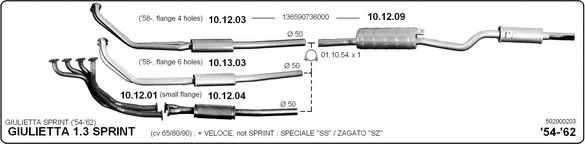 502000203 IMASAF Exhaust System