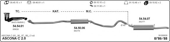561000026 IMASAF Exhaust System