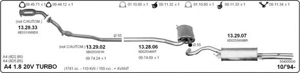 504000030 IMASAF Exhaust System