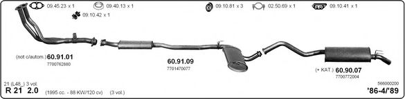 566000200 IMASAF Exhaust System Exhaust System