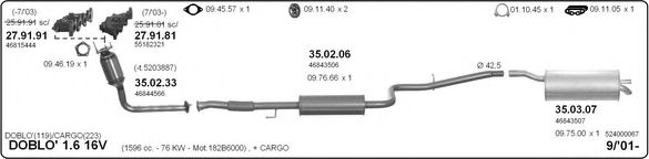524000067 IMASAF Exhaust System