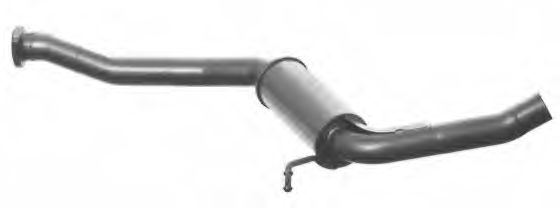 11.65.06 IMASAF Exhaust System Middle Silencer