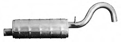 27.58.06 IMASAF Exhaust System Middle Silencer
