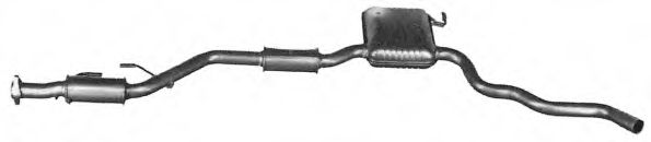 36.77.09 IMASAF Exhaust System Middle Silencer