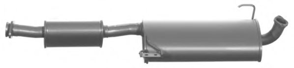 54.93.09 IMASAF Exhaust System Middle Silencer