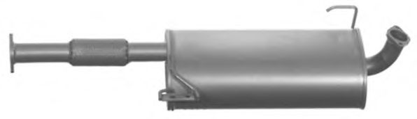 54.95.06 IMASAF Exhaust System Middle Silencer