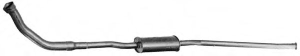 57.58.09 IMASAF Exhaust System Middle Silencer