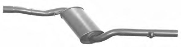 72.40.06 IMASAF Exhaust System Middle Silencer