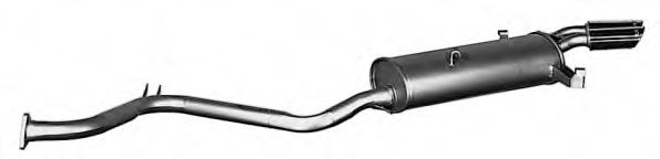 MS.70.07 IMASAF Exhaust System End Silencer