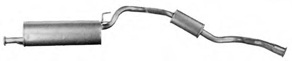TO.96.09 IMASAF Exhaust System End Silencer
