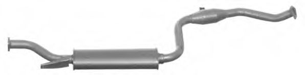 VO.44.29 IMASAF Exhaust System Middle Silencer