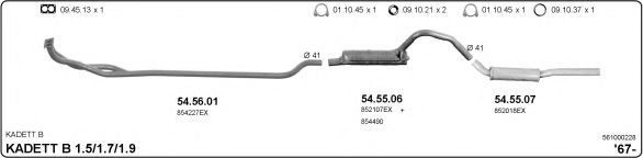 561000228 IMASAF Exhaust System Exhaust System