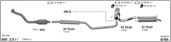 563000256 IMASAF Exhaust System