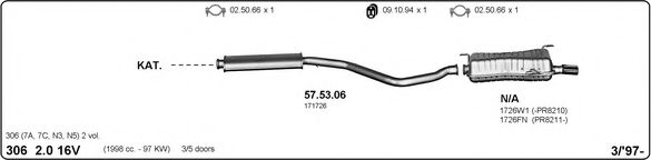 563000160 IMASAF Exhaust System Exhaust System