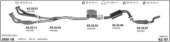 568000071 IMASAF Exhaust System