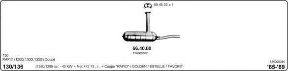 575000045 IMASAF Exhaust System
