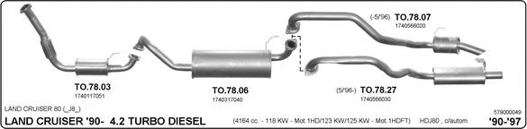 579000049 IMASAF Exhaust System