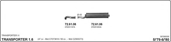 587000358 IMASAF Exhaust System