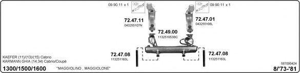 587000424 IMASAF Exhaust System