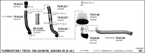539000066 IMASAF Exhaust System