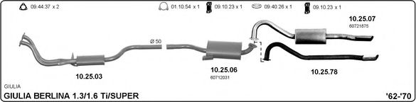 502000024 IMASAF Exhaust System
