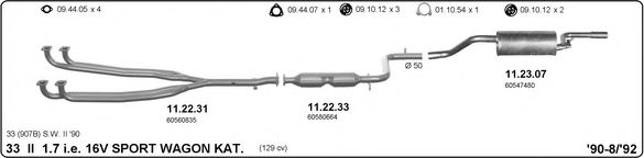 502000078 IMASAF Exhaust System