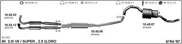 502000111 IMASAF Exhaust System
