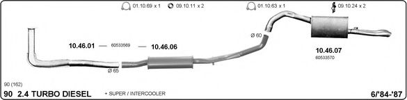502000112 IMASAF Exhaust System Exhaust System