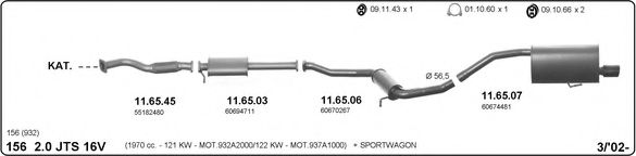 502000157 IMASAF Exhaust System