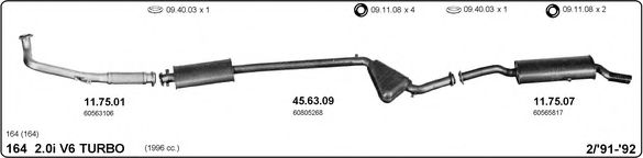 502000181 IMASAF Exhaust System Exhaust System