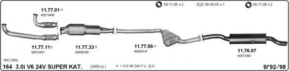 502000186 IMASAF Exhaust System Exhaust System