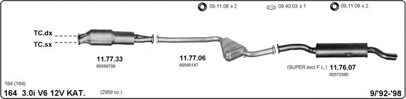 502000188 IMASAF Exhaust System