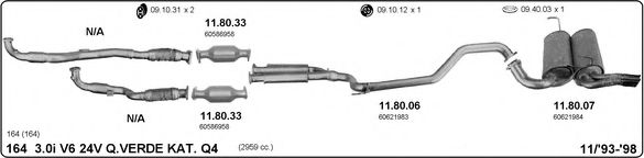 502000189 IMASAF Exhaust System