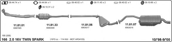 502000193 IMASAF Exhaust System Exhaust System