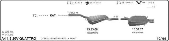 504000029 IMASAF Exhaust System