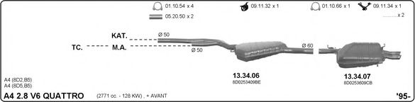 504000043 IMASAF Exhaust System Exhaust System