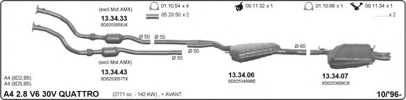 504000044 IMASAF Exhaust System