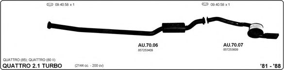 504000122 IMASAF Exhaust System