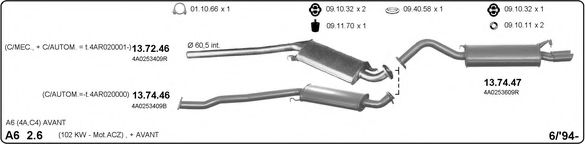 504000157 IMASAF Exhaust System