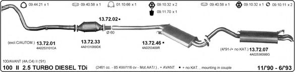 504000170 IMASAF Exhaust System