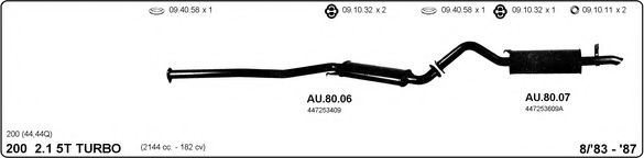 504000174 IMASAF Exhaust System Exhaust System