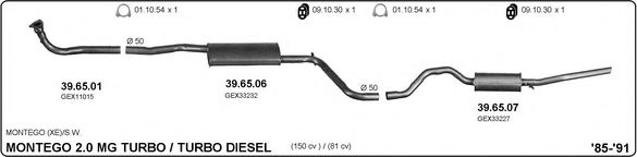 505000020 IMASAF Exhaust System