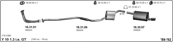 834000023 IMASAF Exhaust System