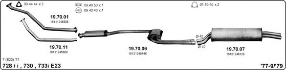 511000099 IMASAF Exhaust System