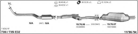 511000103 IMASAF Exhaust System