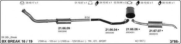 514000044 IMASAF Exhaust System