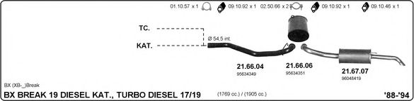 514000047 IMASAF Exhaust System