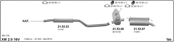 514000170 IMASAF Exhaust System