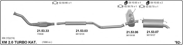 514000174 IMASAF Exhaust System