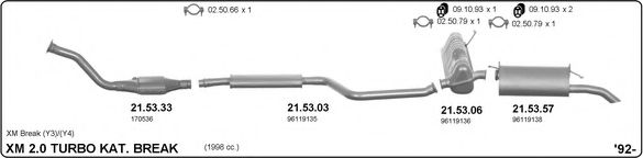 514000175 IMASAF Exhaust System Exhaust System